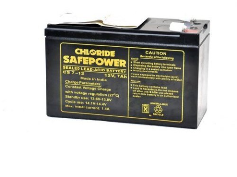 Exide 7Ah 12V UPS Battery inverterchennai.com