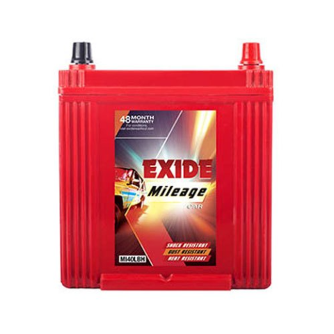 Exide ML40LBH Car battery in inverterchennai.com