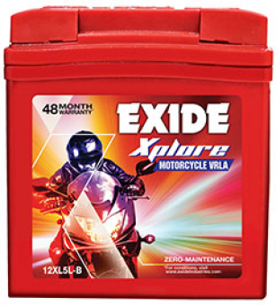 Exide 5Ah Xplore 12XL5L-B battery inverterchennai.com